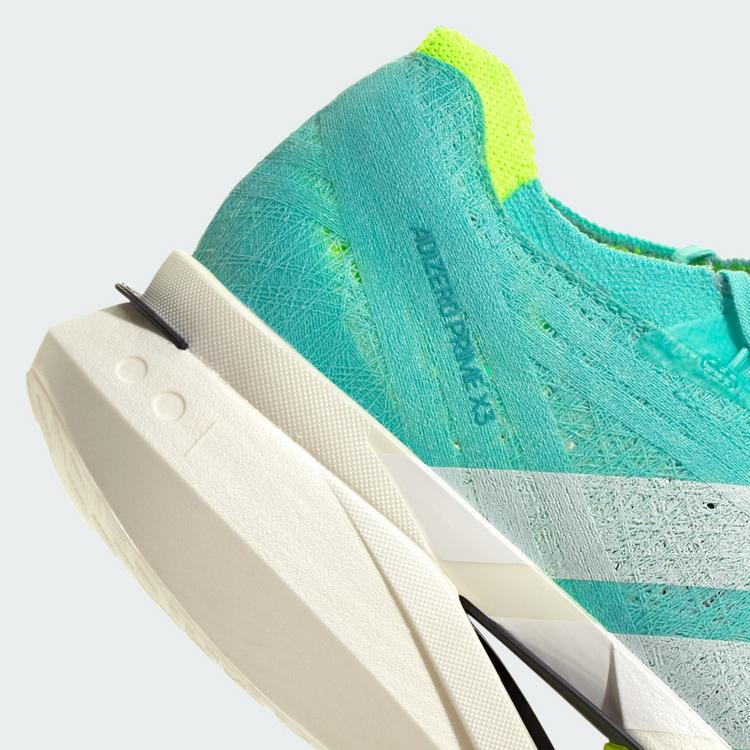 adidas adidas Adizero Prime X3 Strung Schuh Laufschuhe - Flash Aqua / Zero Metalic / Lucid Lemon - 7 | SportScheck