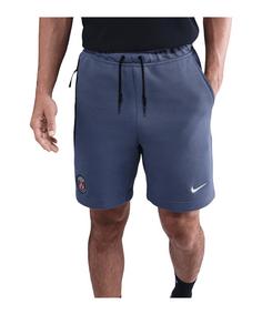 Nike Paris Saint-Germain Tech Fleece Short Fußballshorts Herren blauweiss