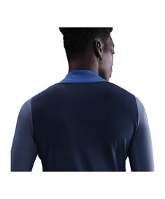 Rückansicht von Nike Paris Saint-Germain Strike Sweatshirt Funktionssweatshirt Herren blauweiss