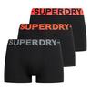 Superdry Boxershort Unterhose Herren - Schwarz/Orange