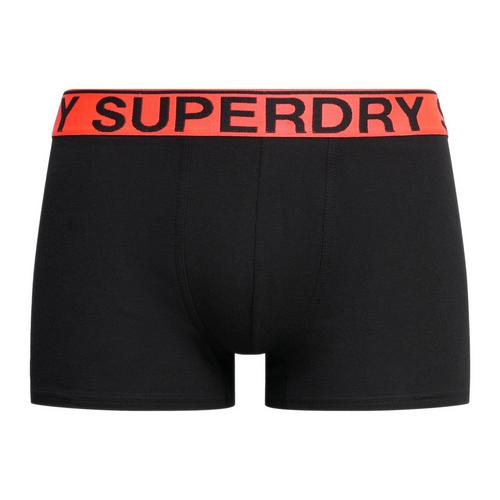 Rückansicht von Superdry Boxershort Hipster Herren Orange/Schwarz/Grau