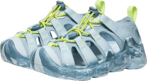 Rückansicht von Keen Sandalen Outdoorsandalen Hellblau