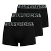 Superdry Boxershort Unterhose Herren - Schwarz/Grau