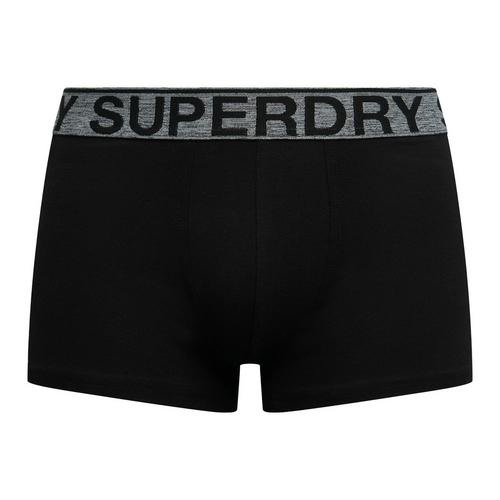 Rückansicht von Superdry Boxershort Hipster Herren Schwarz/Grau