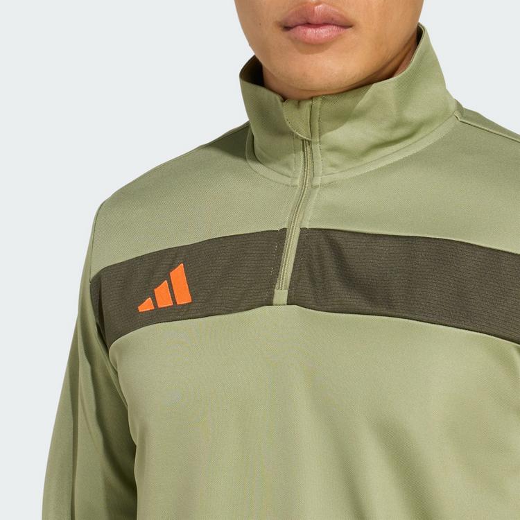 adidas adidas Tiro 25 Essentials Trainingsoberteil Trainingsanzug Herren - Tent Green / Night Cargo / Impact Orange - 1 | SportScheck