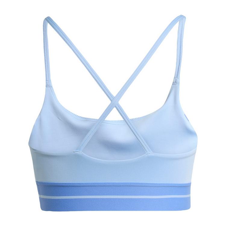 adidas adidas Hyperglam Rib Sport-BH BH Damen - Glow Blue / Blue Fusion - 0 | SportScheck