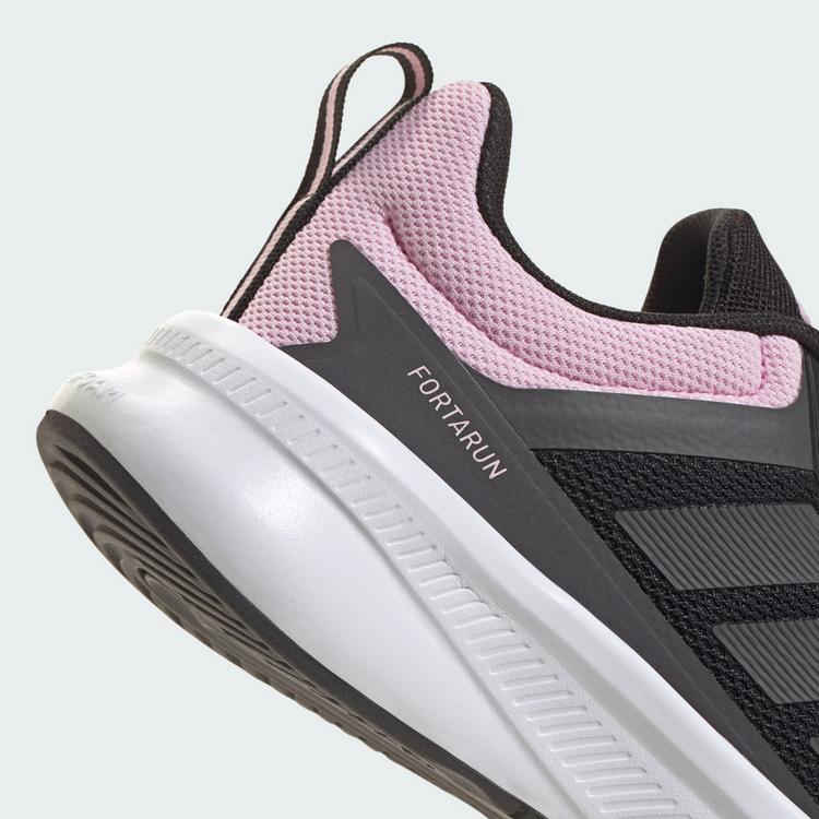adidas adidas Fortarun 4.0 Kids Schuh Sneaker Kinder - Core Black / Grey Six / Clear Pink - 7 | SportScheck