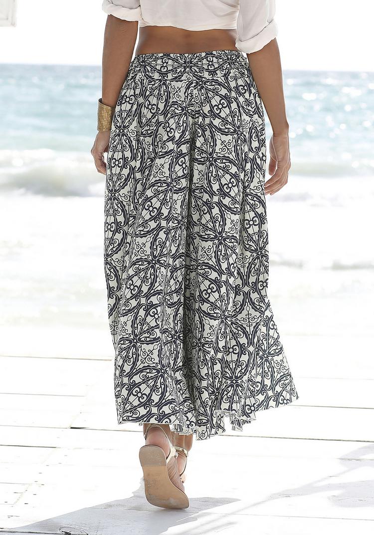 Lascana Lascana Hosenrock Hosenrock Damen - marine-creme - 2 | SportScheck