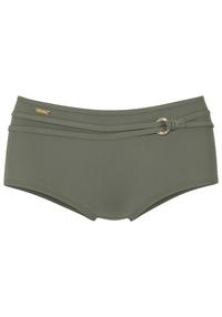 Lascana Bikini-Hotpants Bikini Hose Damen - oliv