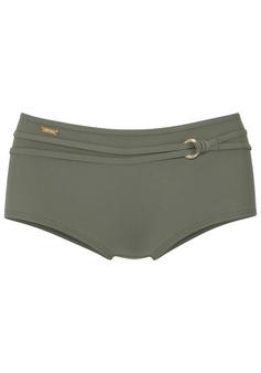 Lascana Bikini-Hotpants Bikini Hose Damen oliv