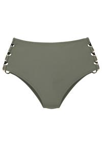 Lascana Highwaist-Bikini-Hose Bikini Hose Damen - oliv