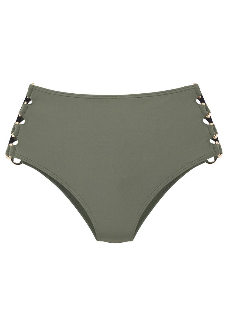 Lascana Lascana Highwaist-Bikini-Hose Bikini Hose Damen - oliv - 0 | SportScheck