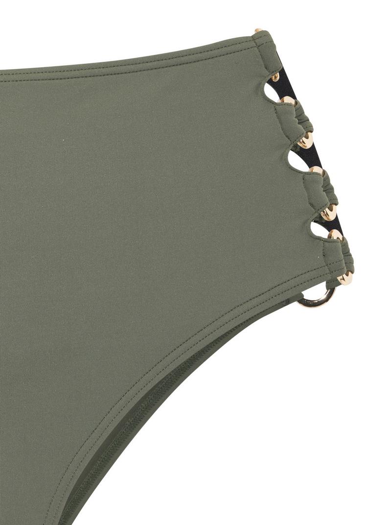 Lascana Lascana Highwaist-Bikini-Hose Bikini Hose Damen - oliv - 0 | SportScheck