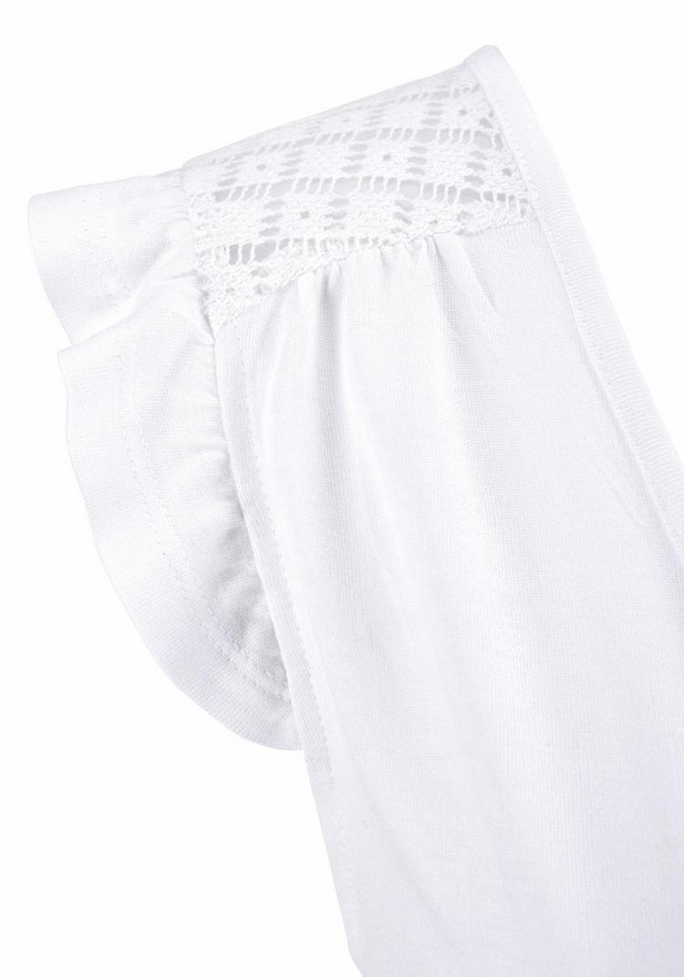 Buffalo Buffalo Strandshirt T-Shirt Damen - wei&szlig; - 3 | SportScheck