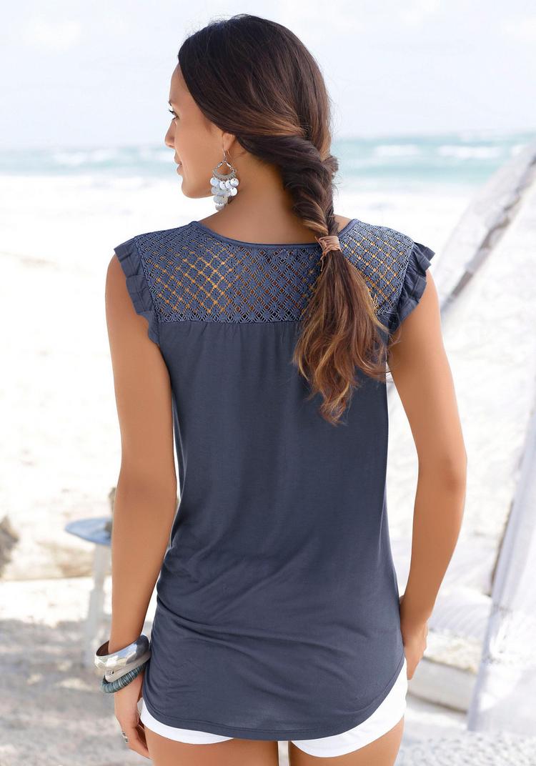 Buffalo Buffalo Strandshirt T-Shirt Damen - indigo - 3 | SportScheck