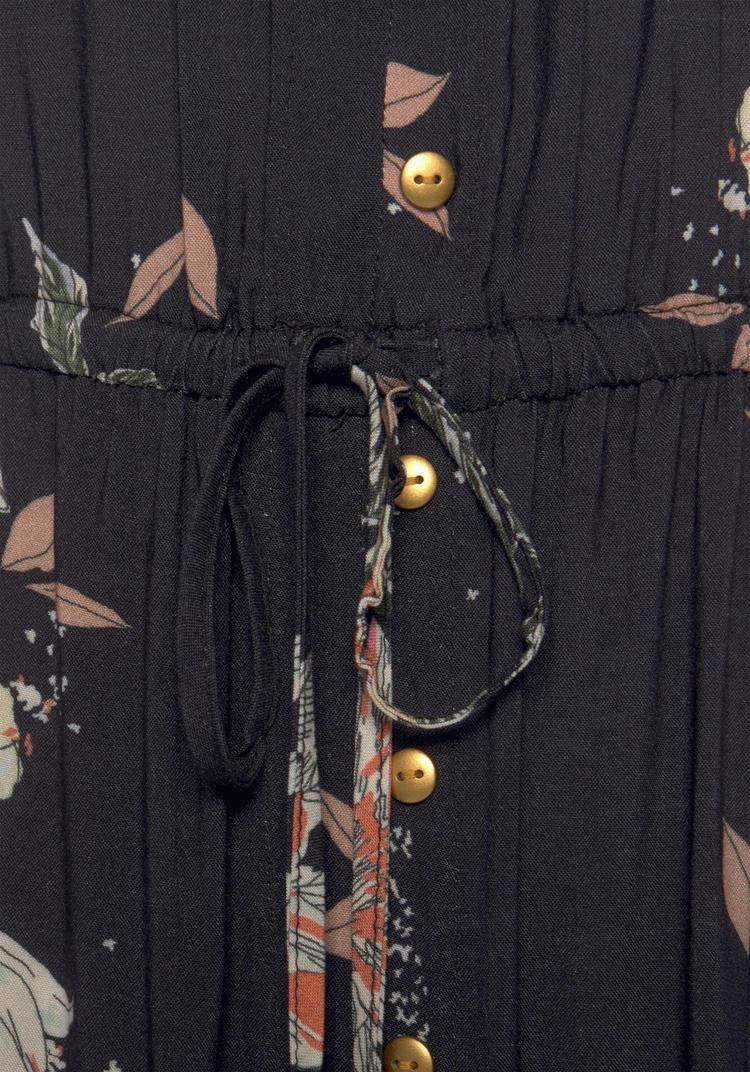 Lascana Lascana Maxikleid Maxikleid Damen - schwarz-bedruckt - 3 | SportScheck