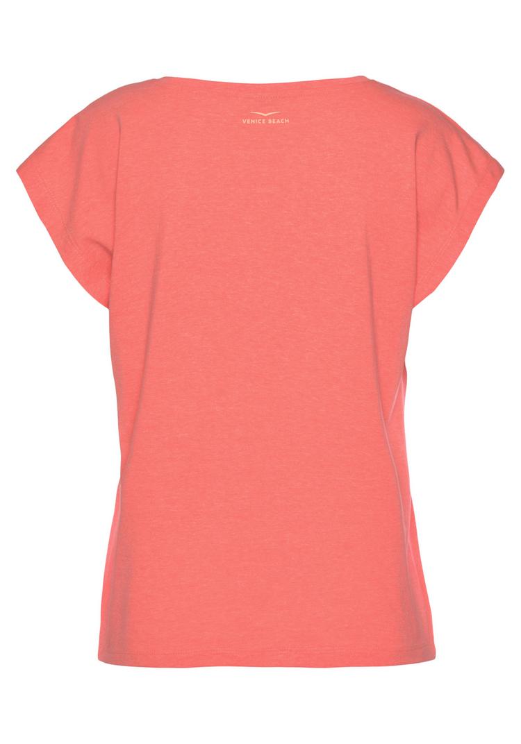 VENICE BEACH VENICE BEACH Kurzarmshirt T-Shirt Damen - koralle - 1 | SportScheck