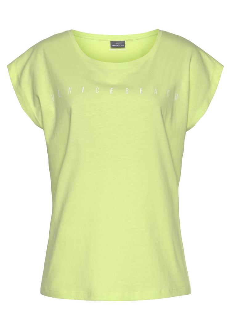 VENICE BEACH VENICE BEACH Kurzarmshirt T-Shirt Damen - limone - 1 | SportScheck