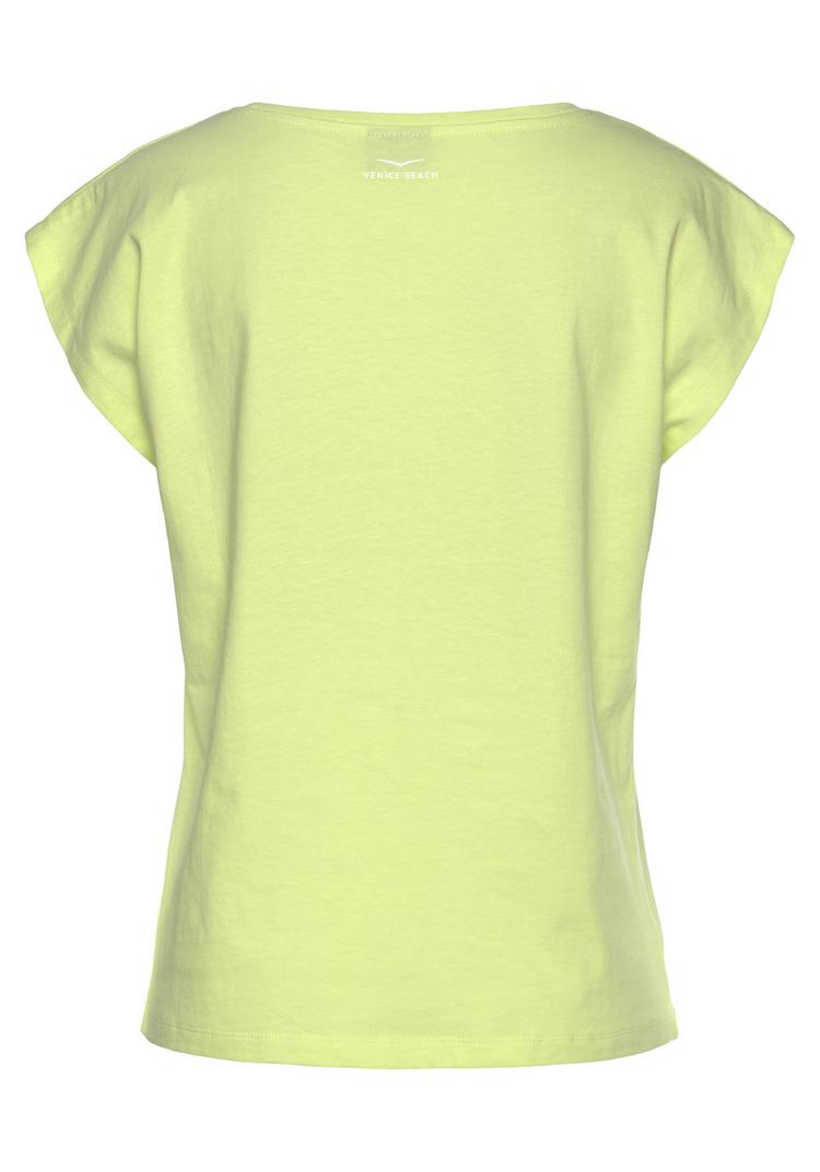 VENICE BEACH VENICE BEACH Kurzarmshirt T-Shirt Damen - limone - 1 | SportScheck