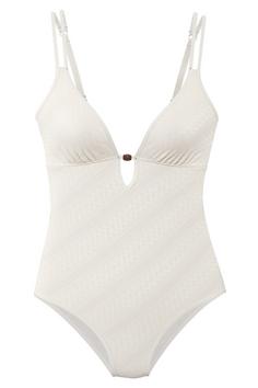 S.OLIVER Badeanzug Badeanzug Damen creme