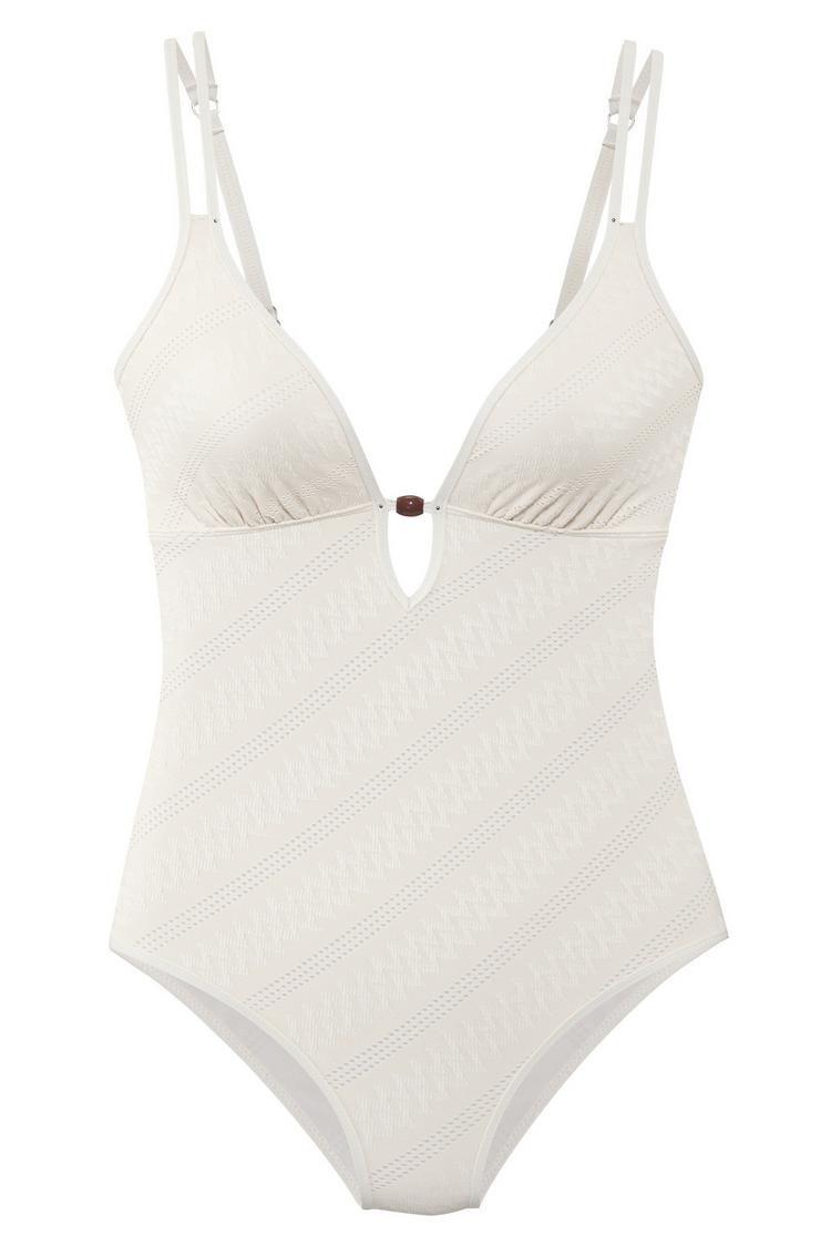 S.OLIVER S.OLIVER Badeanzug Badeanzug Damen - creme - 0 | SportScheck