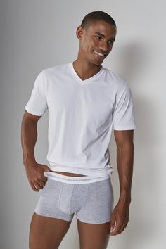 Rückansicht von Copenhagen Studios T-Shirt T-Shirt Herren weiß