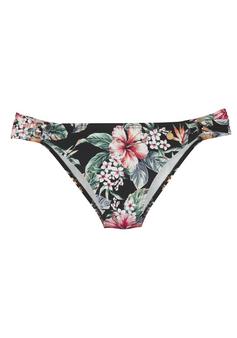 Lascana Bikini-Hose Bikini Hose Damen schwarz bedruckt