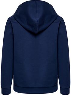 Rückansicht von hummel hmlFAST HOODIE Hoodie Kinder BLACK IRIS