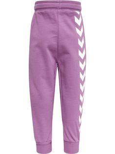 Rückansicht von hummel hmlFAST APPLE PANTS Trainingshose Kinder ARGYLE PURPLE