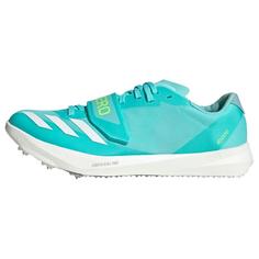 adidas Adizero TJ/PV Leichtathletikschuh Multifunktionsschuhe Flash Aqua / Zero Metalic / Lucid Lemon