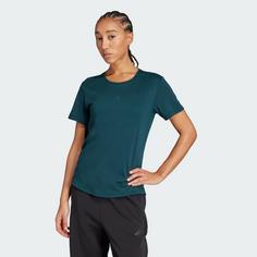 Rückansicht von adidas Yoga Essentials T-Shirt Funktionsshirt Damen Aurora Ivy