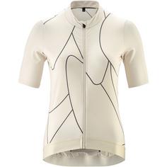 Gonso Road Jersey Print Fahrradtrikot Damen Grau0617