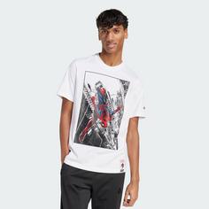 Rückansicht von adidas adidas ©Marvel Spider-Man T-Shirt T-Shirt Herren White