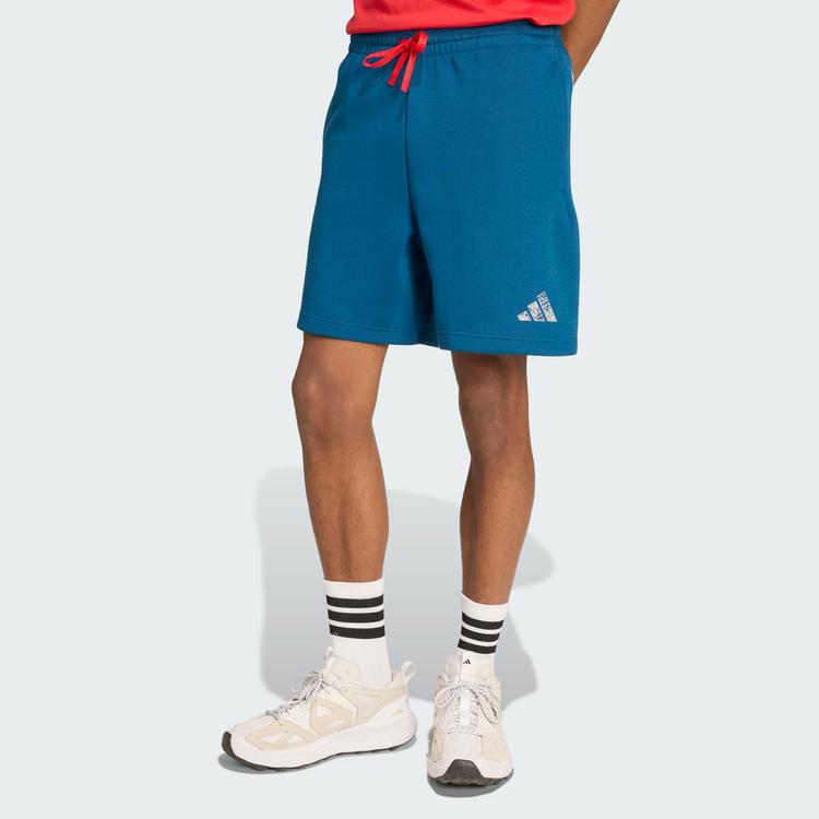 adidas adidas adidas Marvel Spider-man Sweatshorts Funktionsshorts Herren - Blue Night - 0 | SportScheck