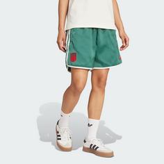 Rückansicht von adidas Italien Shorts Funktionsshorts Damen Tech Forest
