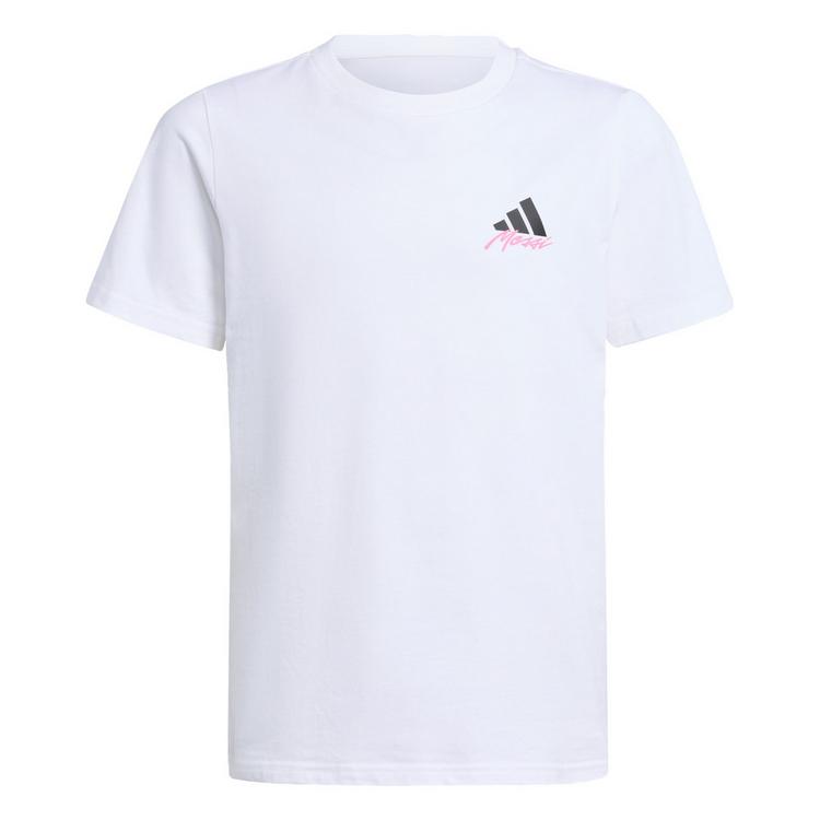 adidas adidas Messi Icon Graphic Kids T-Shirt Funktionsshirt Kinder - White - 0 | SportScheck