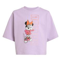 adidas Disney Minnie Maus T-Shirt Kinder T-Shirt Kinder Powder Plum / Lucid Pink