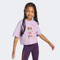 Rückansicht von adidas Disney Minnie Maus T-Shirt Kinder T-Shirt Kinder Powder Plum / Lucid Pink
