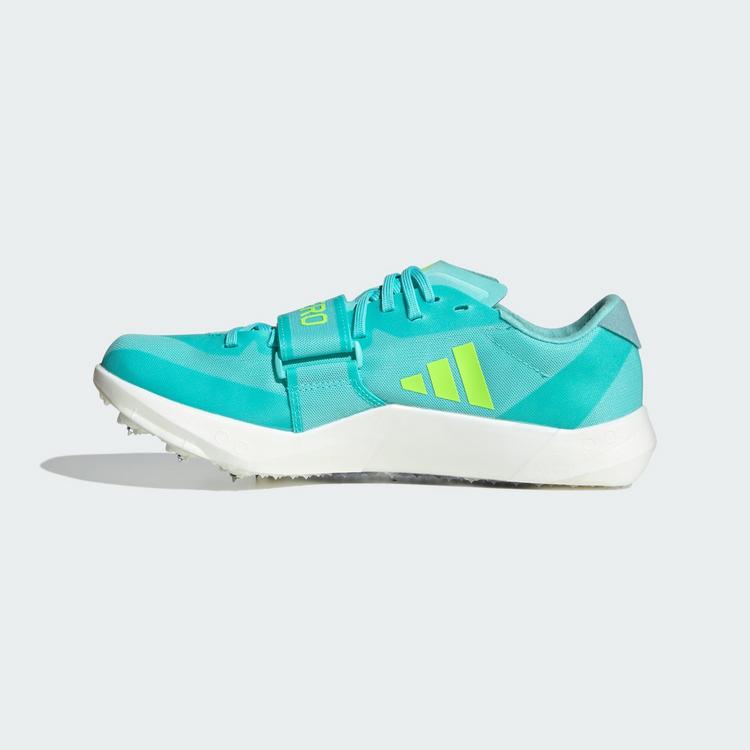 adidas adidas Adizero TJ/PV Leichtathletikschuh Multifunktionsschuhe Herren - Flash Aqua / Zero Metalic / Lucid Lemon - 5 | SportScheck