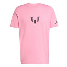 adidas Messi Graphic T-Shirt Fanshirt Herren Easy Pink