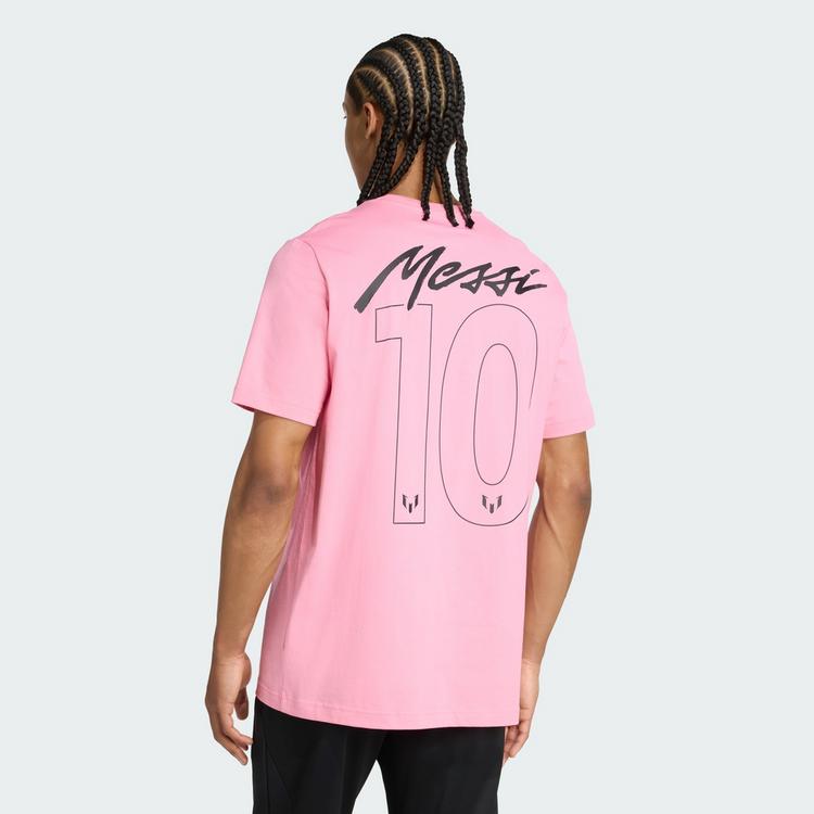 adidas adidas Messi Graphic T-Shirt Funktionsshirt Herren - Easy Pink - 1 | SportScheck