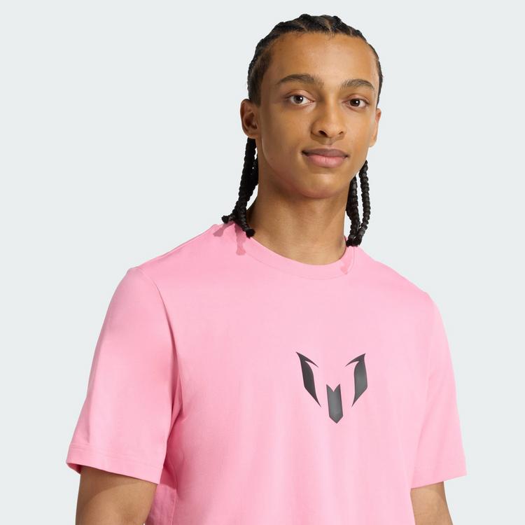 adidas adidas Messi Graphic T-Shirt Funktionsshirt Herren - Easy Pink - 0 | SportScheck
