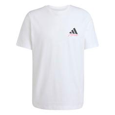 adidas Messi Icon Graphic T-Shirt Fanshirt Herren White