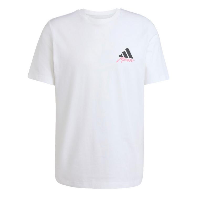 adidas adidas Messi Icon Grafik T-Shirt Funktionsshirt Herren - White - 0 | SportScheck