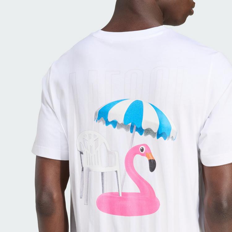 adidas adidas Messi Icon Grafik T-Shirt Funktionsshirt Herren - White - 0 | SportScheck