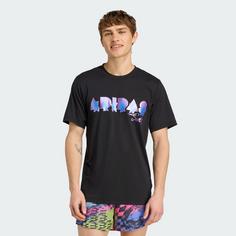 Rückansicht von adidas adidas x Jeremy Scott T-Shirt T-Shirt Herren Black