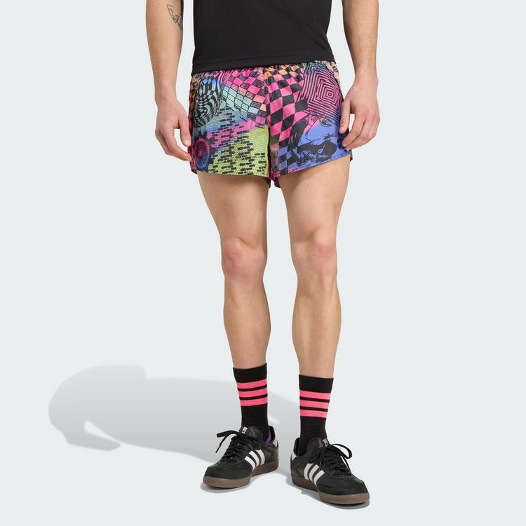 adidas adidas adidas x Jeremy Scott Shorts Funktionsshorts Herren - Multicolor / Semi Lucid Fuchsia / Active Purple - 0 | SportScheck
