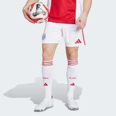 Rückansicht von adidas Ajax 25/26 Heimshorts Funktionsshorts Herren White