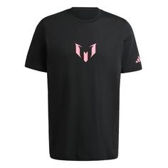 adidas Messi Graphic T-Shirt Fanshirt Herren Black