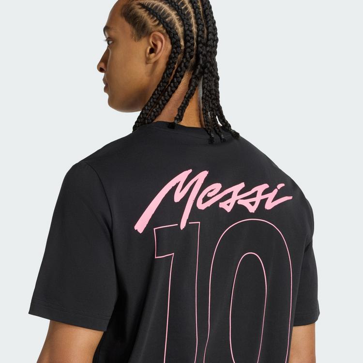 adidas adidas Messi Graphic T-Shirt Funktionsshirt Herren - Black - 1 | SportScheck